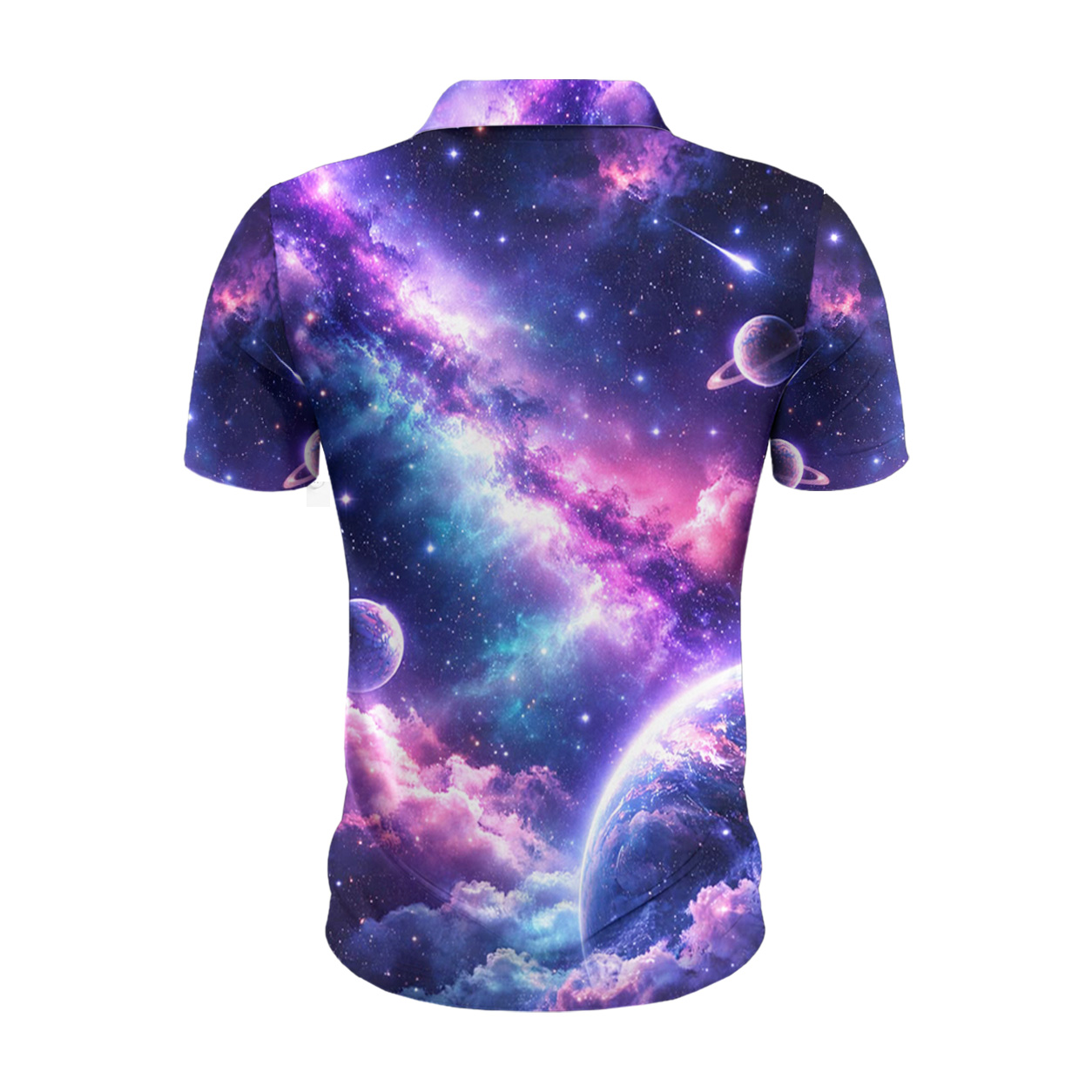 Schwarzes Loch im Universum Poloshirt – Bild 2