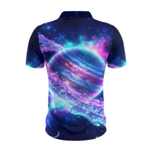 Alternative view of Mystische Sternenstraße Poloshirt