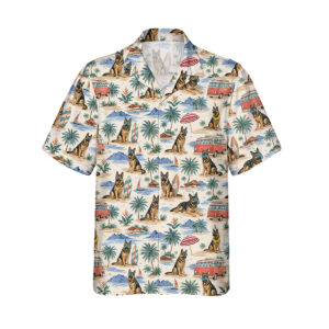 Alternative view of Deutscher Schäferhund Hawaiihemd | Hawaii Shirt