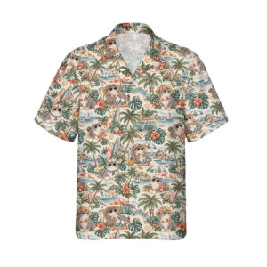 Alternative view of Hawaiihemd Britisch Kurzhaar Hawaiihemd | Hawaii Shirt