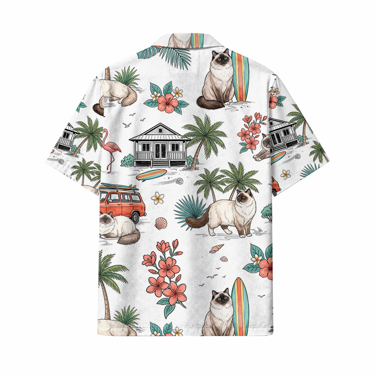 Hawaiihemd Ragdoll Hawaiihemd | Hawaii Shirt – Bild 3