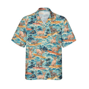 Alternative view of Hawaiihemd Sphynx Katze Hawaiihemd | Hawaii Shirt